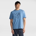 Camiseta New Balance LS Masculina AZUL