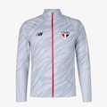 Jaqueta do São Paulo Pré Jogo 26/27 New Balance Masculina CINZA CLARO