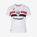 Camisa do São Paulo I 26/27 New Balance Jogador Masculina BRANCO/VERMELHO