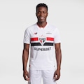 Camisa do São Paulo I 26/27 New Balance Torcedor Masculina BRANCO/VERMELHO