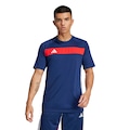 Camisa Tiro Essentials Masculina AZUL/VERMELHO