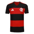 Camisa do Flamengo Fanshirt 26/27 adidas Infantil VERMELHO/PRETO