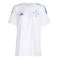 Camisa do Cruzeiro II 2026/27 adidas Torcedor Feminina BRANCO/AZUL