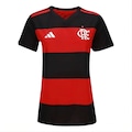 Camisa do Flamengo Fanshirt 26/27 adidas Feminina VERMELHO/PRETO