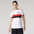 Camisa do Flamengo II Torcedor adidas Feminina BRANCO