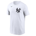 Camiseta Nike MLB Fuse Wordmark NY Yankees  - Masculina BRANCO