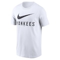 Camiseta Nike MLB Swoosh NY Yankees - Masculina BRANCO