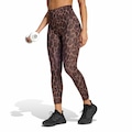 Calça Legging Opt Ess Aop 7 adidas Feminina MARROM/PRETO