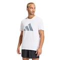 Camiseta adi365 Running Essentials Brand Love Masculina BRANCO