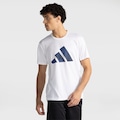 Camiseta adi365 Running Essentials Brand Love Masculina BRANCO/AZUL