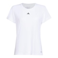 Camiseta adidas OWN THE RUN Três Listras Feminina BRANCO