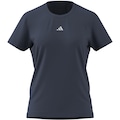 Camiseta adidas OWN THE RUN Três Listras Feminina AZUL ESCURO