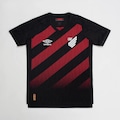 Camisa do Athletico Paranaense I 26/27 Jogador Umbro Masculina PRETO/VERMELHO