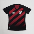 Camisa do Athletico Paranaense I 26/27 Torcedor Umbro Feminina PRETO/VERMELHO