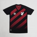 Camisa do Athletico Paranaense I 26/27 Torcedor Umbro Infantil PRETO/VERMELHO