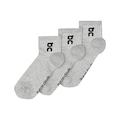 Kit Meia On Brazil Logo Sock Mid 3P U H - Adulto CINZA