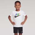 Camiseta Nike Club Family Infantil CINZA/AZUL CLA