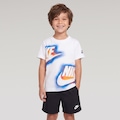 Camiseta Nike Ids Boys Glow Infantil BRANCO