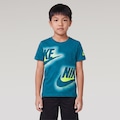 Camiseta Nike Ids Boys Glow Infantil AZUL