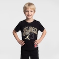 Camiseta Nike Jordan Varsity Split Infantil PRETO