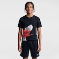 Opção de cor PRETO de Camiseta Nike Jordan MJ Reissue Infantil