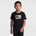 Camiseta Nike Jordan Stencil Tag Infantil PRETO