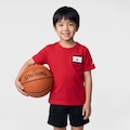 Opção de cor VERMELHO de Camiseta Nike Jordan Printed All About Jordan Brand Infantil