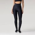Opção de cor PRETO de Calça Legging Oxer Rib Shine OX - Feminina