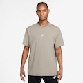 Camiseta Nike Sportswear Premium Essentials Masculina CINZA/VERDE CLA