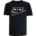 Camiseta LS Nike U NSW LSE Masculina PRETO/BRANCO