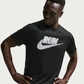 Camiseta Nike UV Miler Run Masculina PRETO/BRANCO