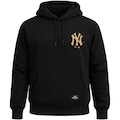 Blusão com Capuz Fanatics MLB New York Yankees Masculino PRETO