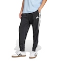 Calça adidas Essentials 3 Listras - Masculina PRETO/BRANCO