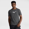 Camiseta Mizuno Lifestyl Masculina CINZA ESC MESCLA