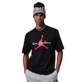 Camiseta Nike MJ BRK ESS 85 GFX Crew - Masculina PRETO/VERMELHO