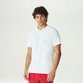 Camisa Polo Fila Raglan Court Ease - Masculina BRANCO