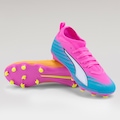 Chuteira de Campo Infantil Puma Neymar Ultra 6 Match Jr ROSA/AZUL