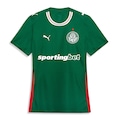 Camisa do Palmeiras I 26/27 Torcedor Puma Feminina VERDE/BRANCO