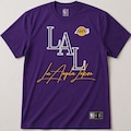 Camiseta NBA Steps Infantil ROXO