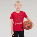 Camiseta NBA Juv Steps N0771 - Infantil VERMELHO