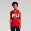 Camiseta Regata NBA Varsity N0797 - Infantil VERMELHO
