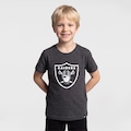 CAMISETA NFL LIC OR SHIELD NF054 RAIDERS CINZA ESC MESCLA