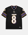Camiseta Jersey Baltimore Ravens NFL Masculina PRETO