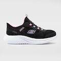 TENIS SKECHERS BOUNDER PRO PRETO/ROSA