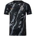 Camisa do Atlético Mineiro Pré Jogo 26/27 Nike Masculina PRETO/CINZA