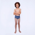 Sunga Speedo Tradicional Fish Infantil AZUL