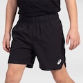 Bermuda Asics Dupla Menino LIC Infantil PRETO