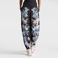 Calça Farm Nylon Floral Leni Feminina PRETO/AZUL CLA