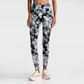 Calça Legging Farm Floral Leni Feminina PRETO/AZUL CLA