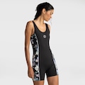 Macaquinho Farm Floral Leni Feminino PRETO/AZUL CLA